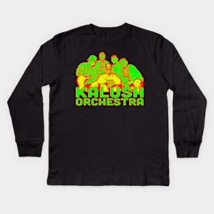 Kalush Orchestra Ukrainian Band Kids Long Sleeve T-Shirt